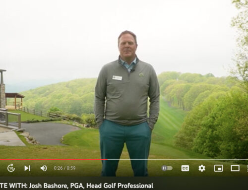 One Minute With: Josh Bashore, PGA, Head Golf Professional