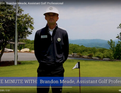 One Minute With: Brandon Meade, Assistant Golf Professional