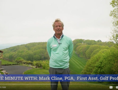 One Minute With: Mark Cline, First Assistant Golf Professional