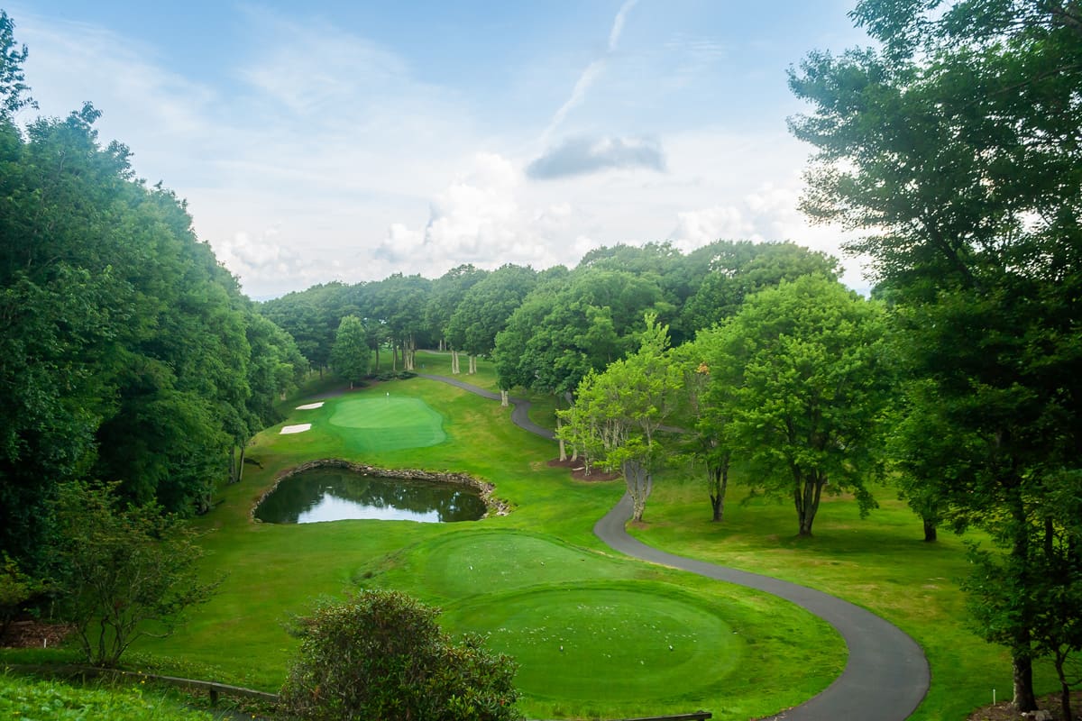 Golf-Page-7 aerial shot of beech mountain club